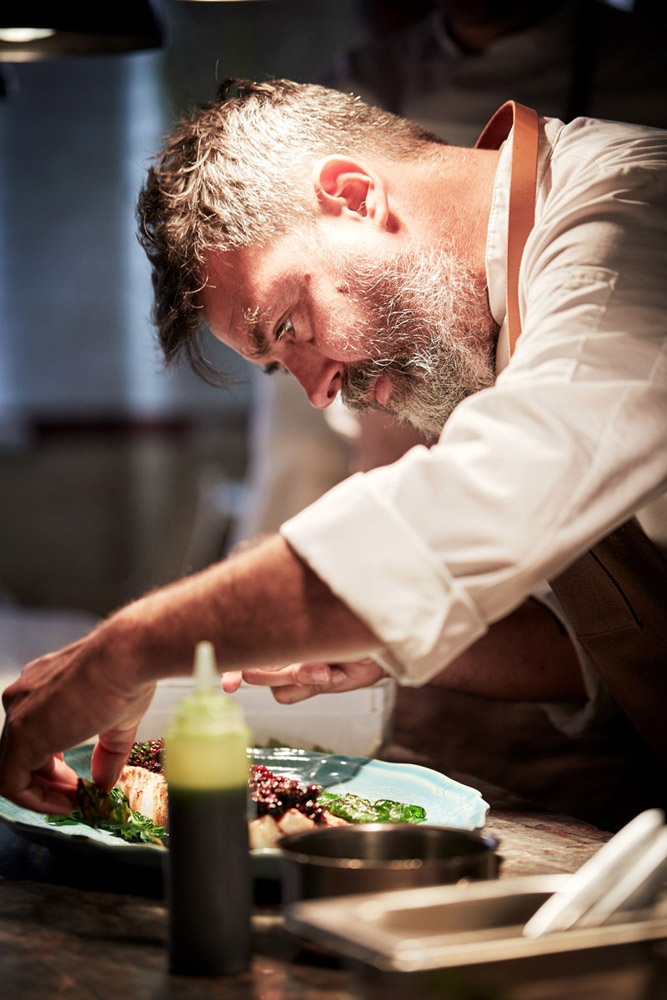 JOS-003-Nuno Mendes dishing up cod for Chiltern Firehouse.jpg