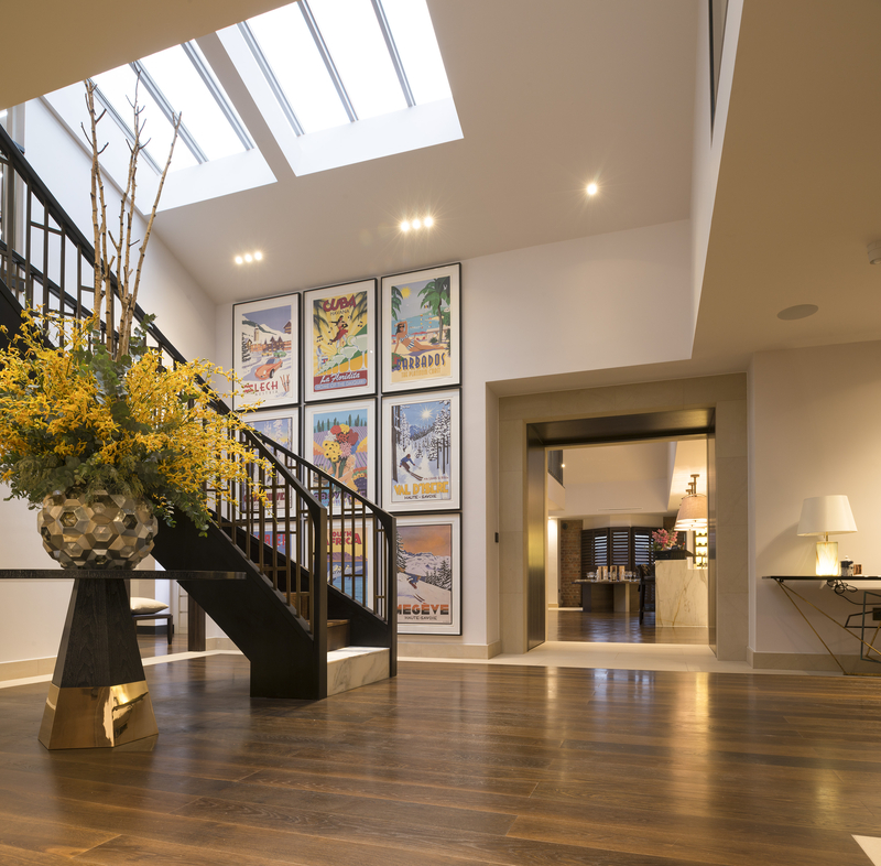 Interior of a private apartment in Liverpool