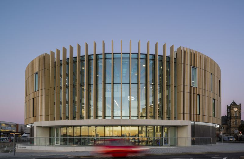 The Word.  Library in South Shields North East UK