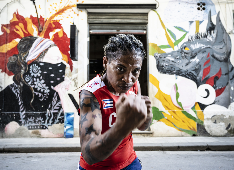 Namibia Flores Rodriguez a female cuban boxer