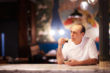 JOS-034-Gennaro Contaldo Drinking a Espresso at the bar.jpg