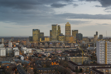 London, Skyline, Financial, Architecture, Dusk